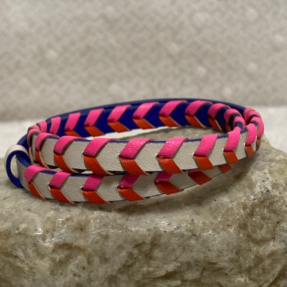 🆕Stella & Dot Corset Wrap Leather Bracelet